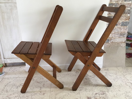 Folding chairs “Au Feu De Bois” – Wood (photo 11 of 24)