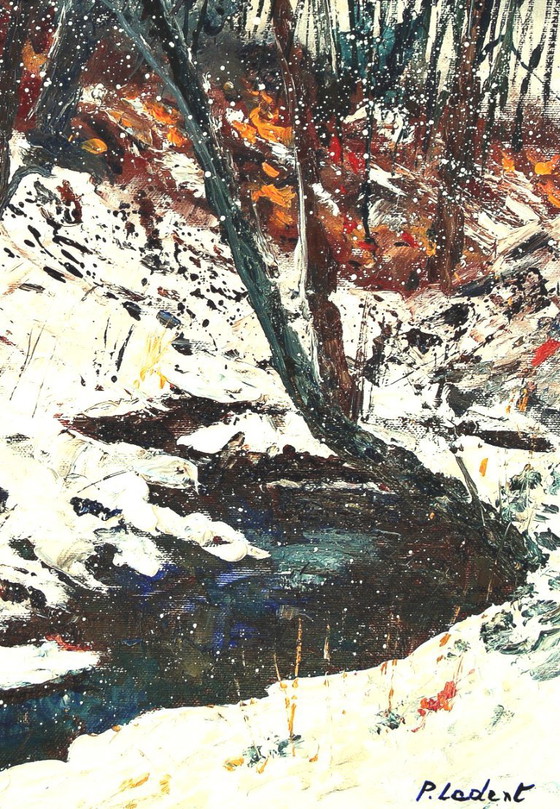 River In Winter – Paintings & Drawings, Canvas (photo 4 of 5)