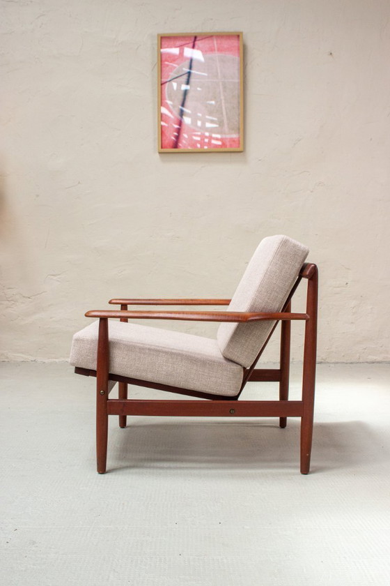 Image 1 of 2 poltrone vintage in teak, poltrona danese di metà secolo, anni '60