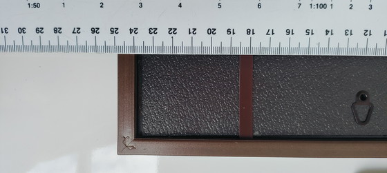 Image 1 of 2 cornici per foto d'epoca marrone fumé