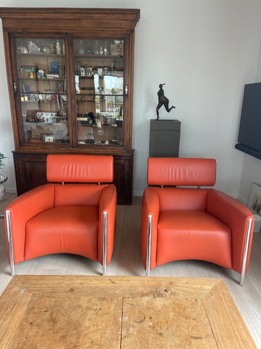 2 fauteuils Leolux Oblomov