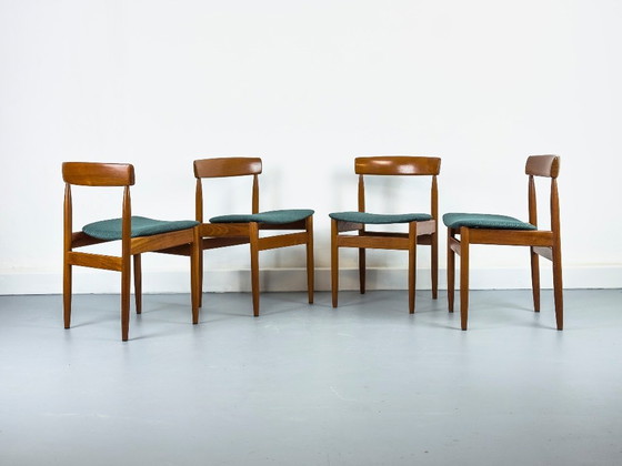 Image 1 of Teak Dining Chairs by Farsø Møbelfabrik, 1960s, Set of 4