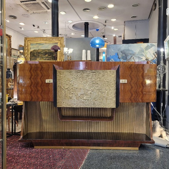 Image 1 of Bar cabinet / sideboard, rosewood, Vittorio Dassi, Mid-century, 50’s - Italy