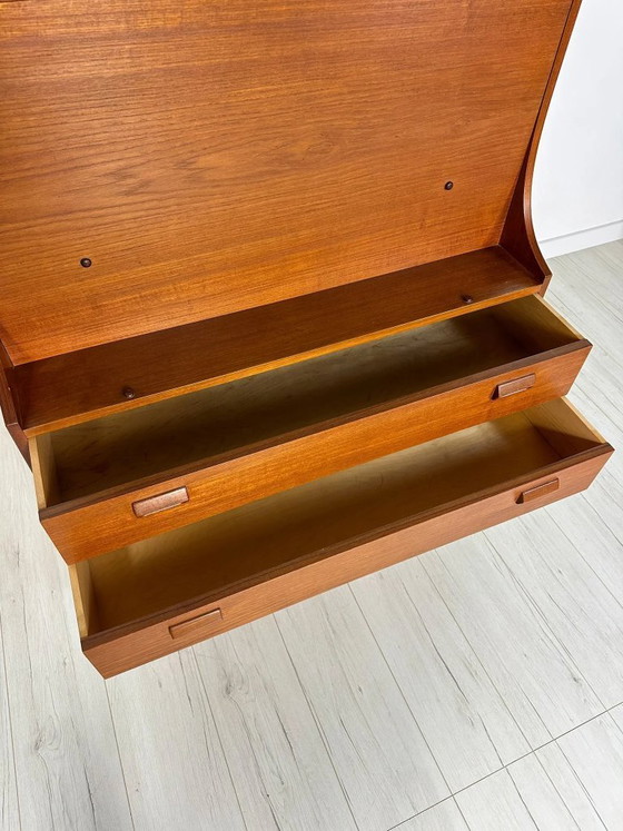 Image 1 of Vintage Deense Teakhouten secretaris van Børge Mogensen voor Søborg Møbelfabrik, Mid-Century Modern, jaren 1960