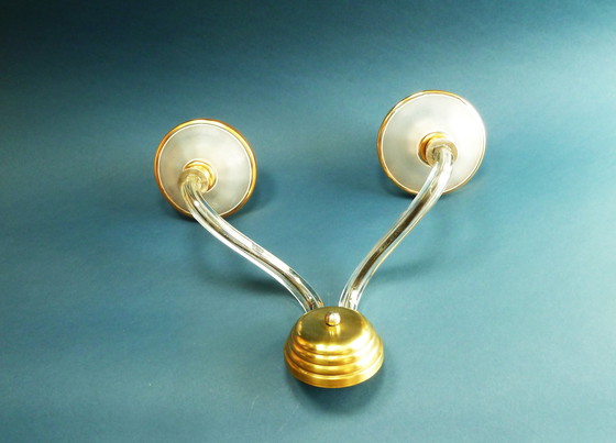 Image 1 of Lampada da parete doppia Art Deco Carlo Scarpa