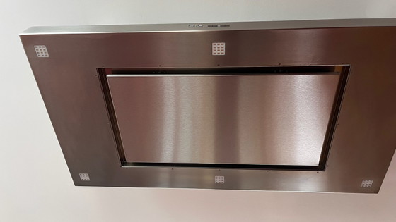 High End Designer Küche unbenutztes Sammlerstück, Gaggenau, Aufbewahrungsschrank, Holz, Glas, Rot (Foto 8 von 15)