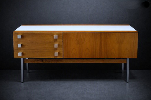 Alfred Hendrickx for Belform ( 1950 ) - Management/Boardroom Sideboard – buffetkasten, Wood (photo 2 of 12)