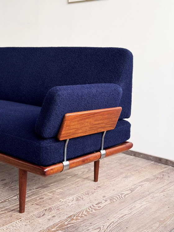 Image 1 of Mid-Century Danish Daybed Minerva Series with Armrests by Peter Hvidt and Orla Mølgaard Nielsen for France & Son, 1960s