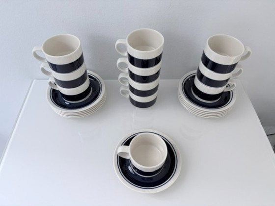 Vintage Arabia Finland Kasino – 11 Tasses Et Soucoupes – Vaisselle, Ceramic (photo 3 of 7)