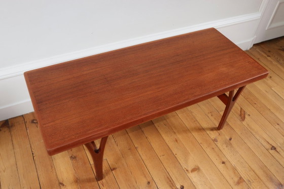 Table basse teck scandinave teck vintage Trioh 1960, Tables basses, Bois, Marron, Mid Century Modern (photo 3 sur 8)