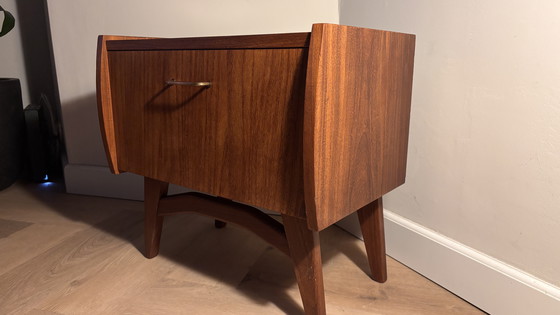 Image 1 of Comodino Louis van Teeffelen – Design olandese di metà secolo