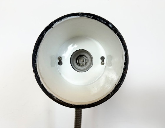 Image 1 of Industrial Soviet  Gooseneck Work Table Lamp, 1960s