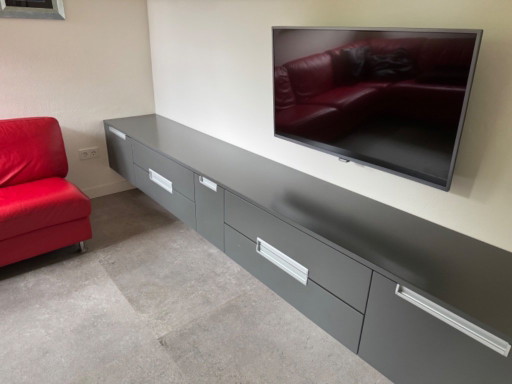 Buffet/meuble TV sur mesure de très grande taille – 318 × 42 × 47 cm – tv meubelen, Wood (photo 2 of 5)