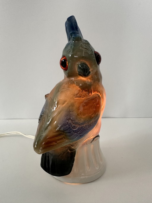 Art Deco (perfume) lamp - parrot