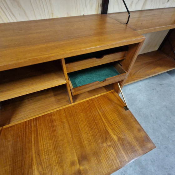Poul Cadovius Royal System XXL Modulaire Wankast Wandrek Mid Century – Metal, Wood (photo 9 of 15)