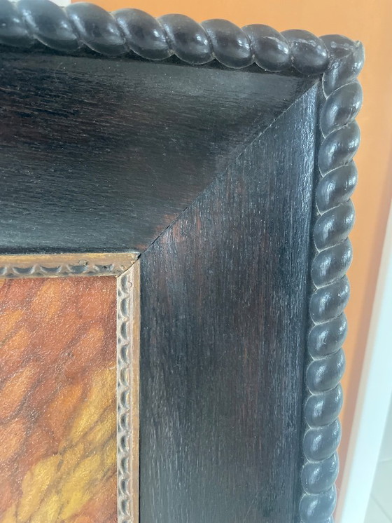 Image 1 of Oil painting of a woman with putti – Oil painting signed Alex Müller, 1931