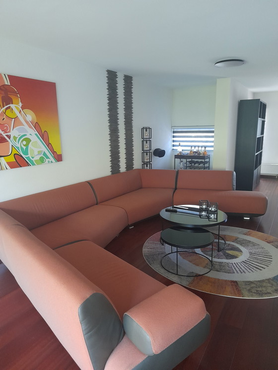 Image 1 of Sofá de diseño Luxury Leolux + 2 pufs