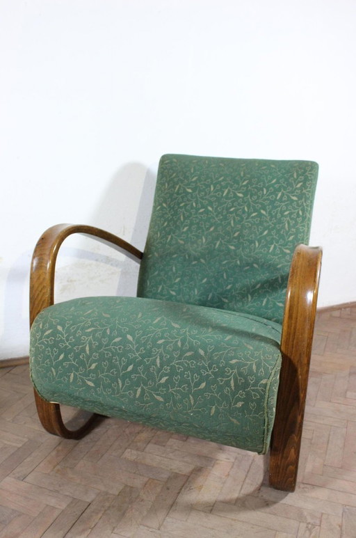 H-2269 Lounge Chair von Jindrich Halabala, 1930er Jahre