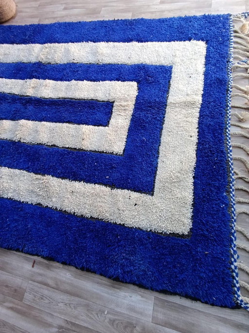 Alfombra marroquí de lana natural de 200 cm x 300 cm. – vloerkleden en tapijten, Wool (photo 2 of 5)