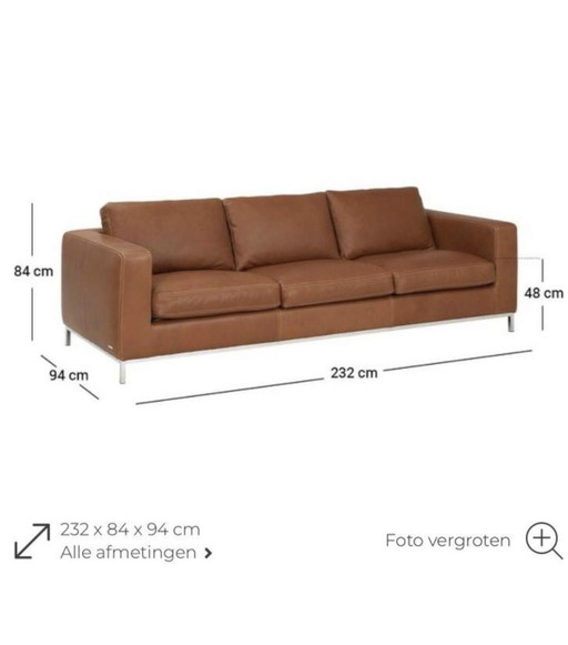 Divano con pouf, nuovo