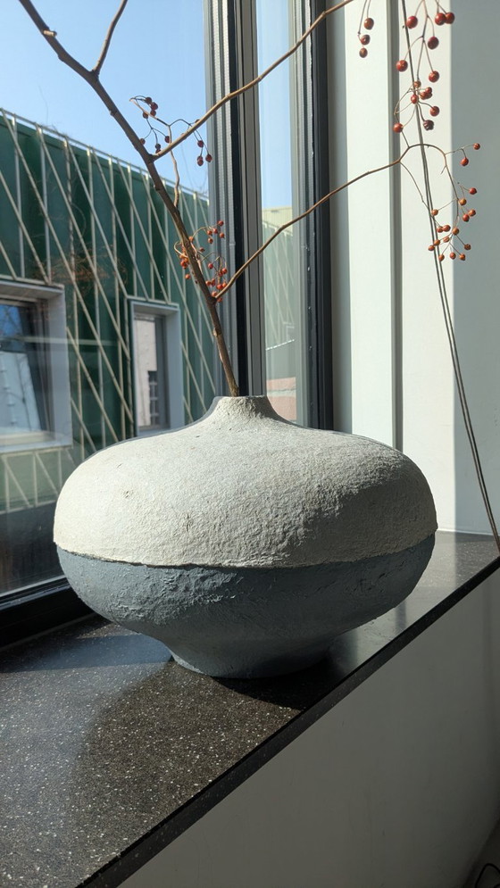 Image 1 of Paper mache vase