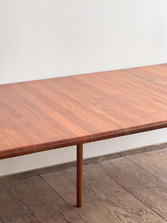 Image 1 of Large Mid Century Modern Danish Oval Dining Table in Teakwood