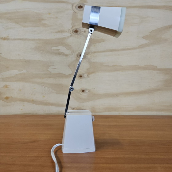 Image 1 of Vintage Japanse tafellamp / bureaulamp Taki light Iris 1960s ( Tada Kiko ) telescoop lamp ( verstelbaar)