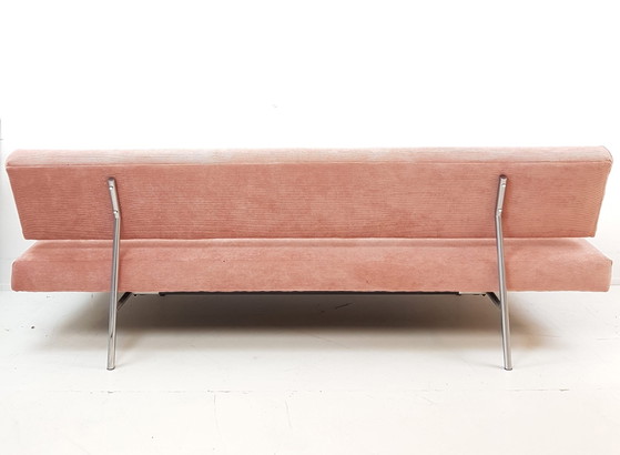 Divano letto Martin Visser Spectrum BR02, rivestito di recente, colore rosa. – Letti da giorno, Chrome, Metal (photo 8 of 13)