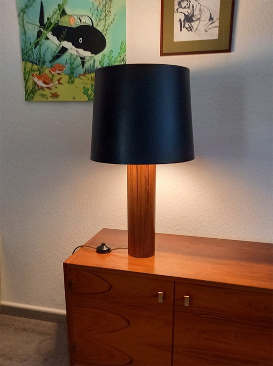 Uno & Östen Kristiansson Lampada da tavolo in teak – Luxus, Lampade da tavolo, Pelle, Legno (photo 8 of 11)