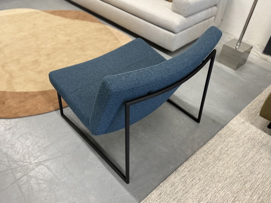 Image 1 of Harvink Hebbes Sessel Monza blauer Stoff