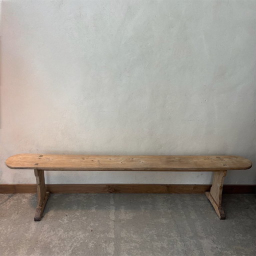 Panca in legno grezzo