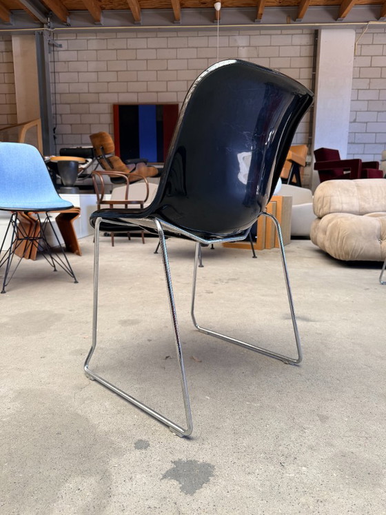 Houtoku / Artifort Spirit Chair von Hajime Oonishi (Lagerbestand: 20) – Esszimmerstühle, Metal, Plastic (photo 6 of 15)