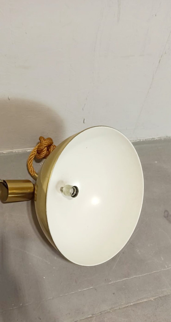 Image 1 of Vintage gouden hanglamp