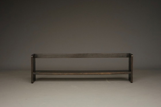 Image 1 of Scaffale per libri in legno di quercia della Scuola Haagse Bauhaus