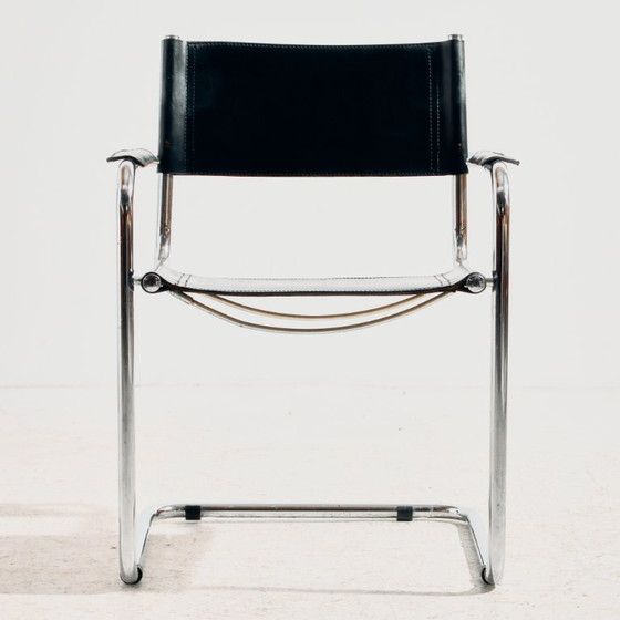 MK12000 Oostenrijkse Blaha fauteuil – Leather, Metal (photo 5 of 19)