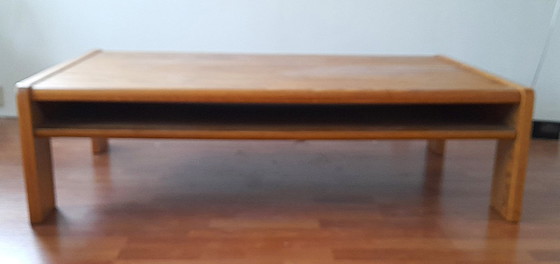 Image 1 of vintage design coffee table oak