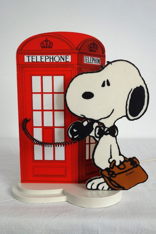 Vintage Snoopy Table Lamp by Nuova Linea Zero, 1980s