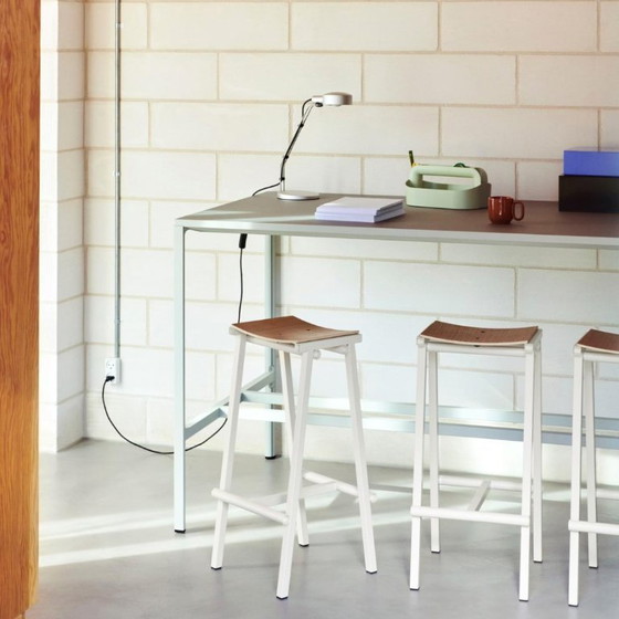 Image 1 of 3 x Hay Taburete 8 Barkruk High 75cm / eggshell white.