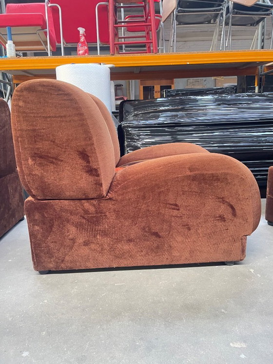 Image 1 of Fauteuils lounge vintage de design italien des années 1970