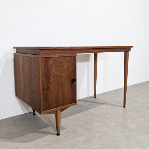 Scrivania Vintage in Legno con Gambe Affusolate – 120 cm – bureau, Wood (photo 2 of 9)