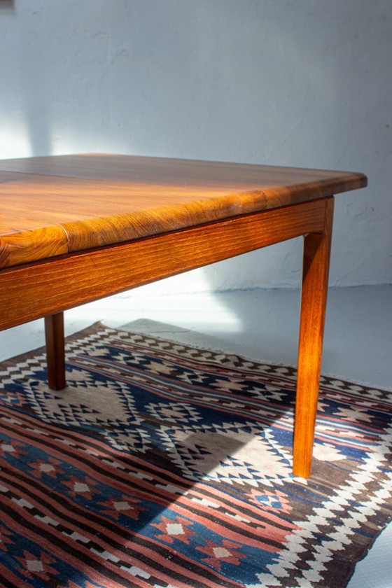 Image 1 of Vintage teak dining table, Danish Mid Century, 1960s, solid wood