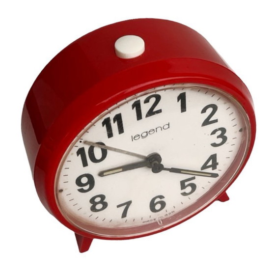 Image 1 of Alarm clock, mechanical clock LEGEND, VEB Uhrenwerke Ruhla Germany 1970s