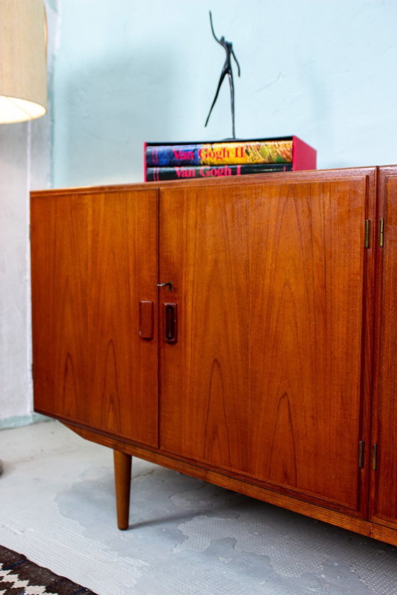 Image 1 of Vintage teakhouten dressoir ladekast Borge Mogensen Soborg