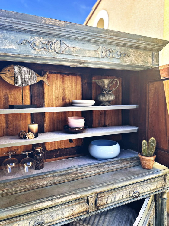 Antieke Buffetkasten met Toscaanse patina – Hout (photo 9 of 15)