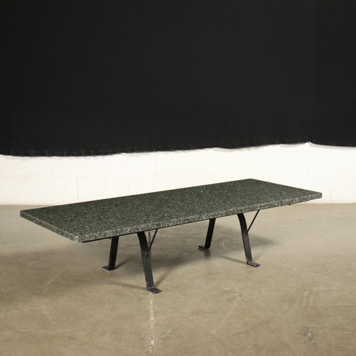 Marble Coffee Table from the 1970s-1980s – bijzettafels, Metal