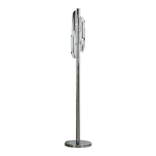 Metal floor lamp, Space Age, manufactured in Italy