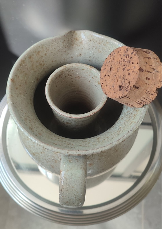 Image 1 of Handcrafted water cooler pitcher, La Draille Pottery (Anduze)