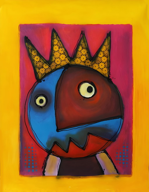 Peinture de parents "Le Roi