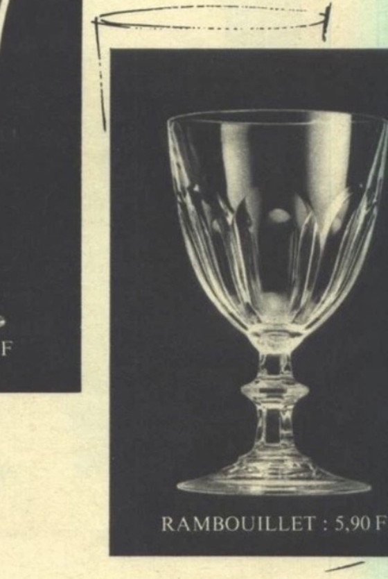 Image 1 of Set di 7 bicchieri di cristallo - Cristal d'Arques