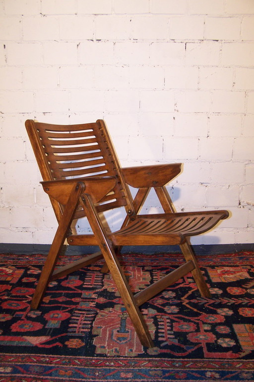Silla plegable de mediados de siglo Rex de Niko Kralj